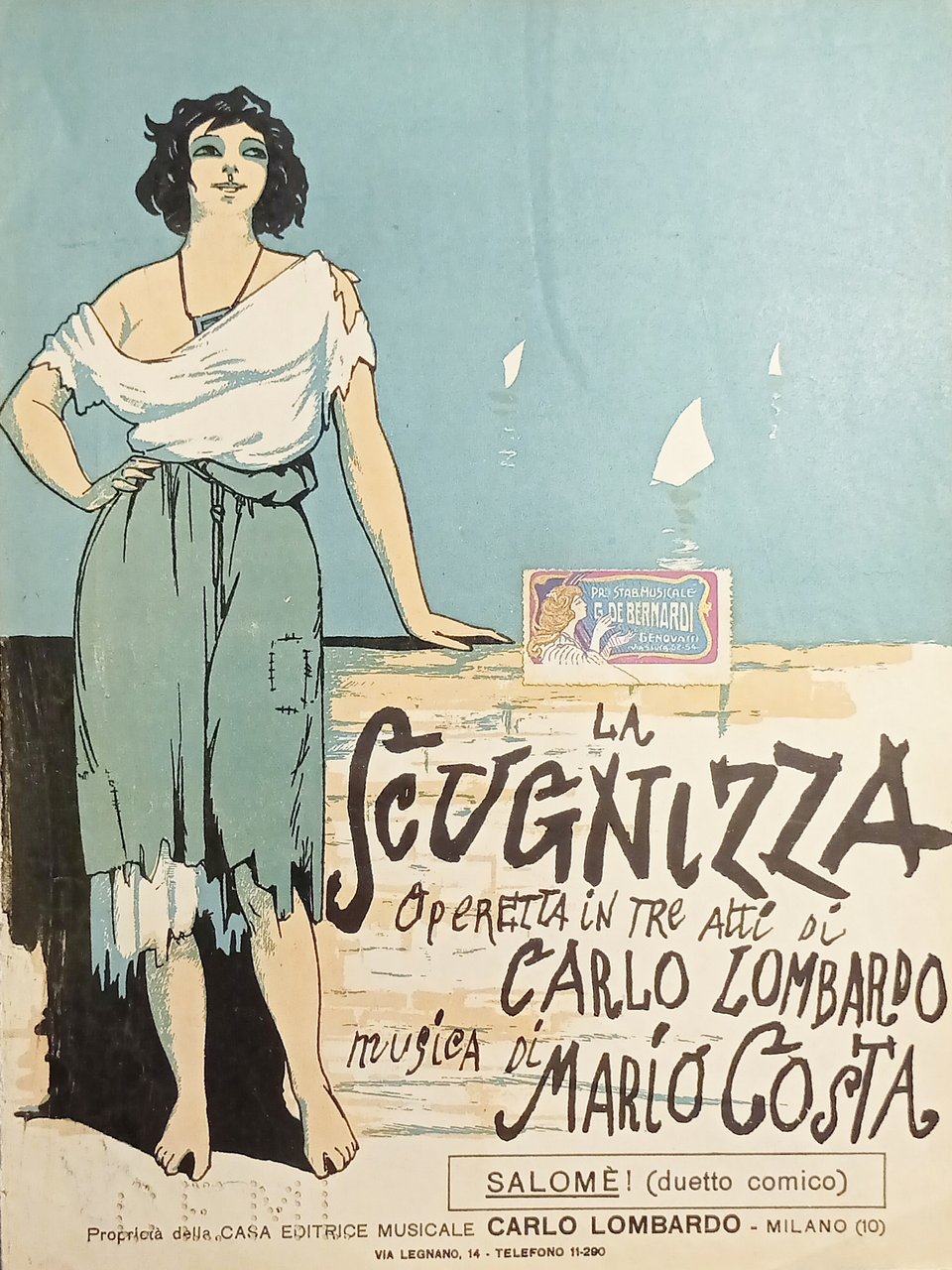 Spartiti - La Scugnizza Opera di C. Lombardo - Salomè … | Immagine principale