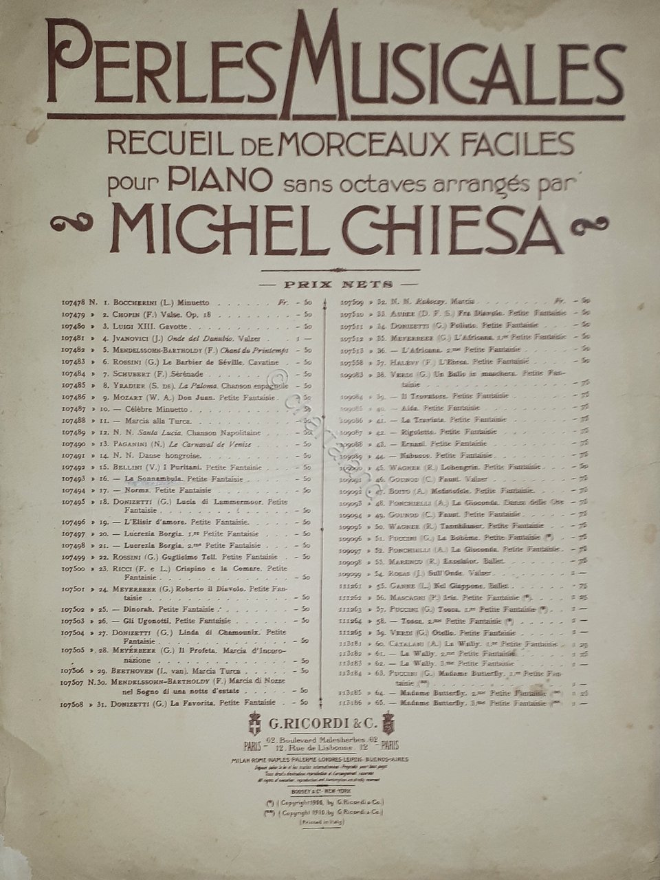 Spartiti - La Sonnambula di V. Bellini - Andante di … | Immagine principale