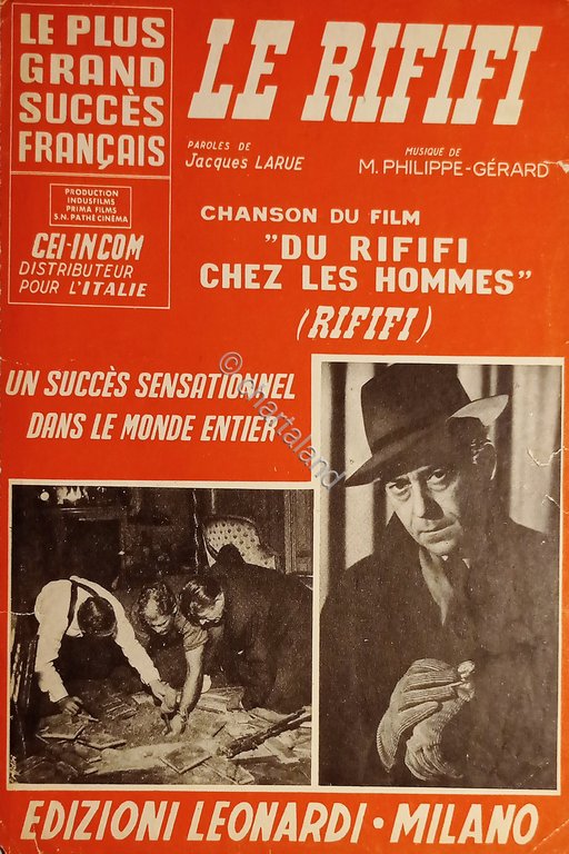 Spartiti - Le Rififi - Blues di M. Philippe-Gerard - …