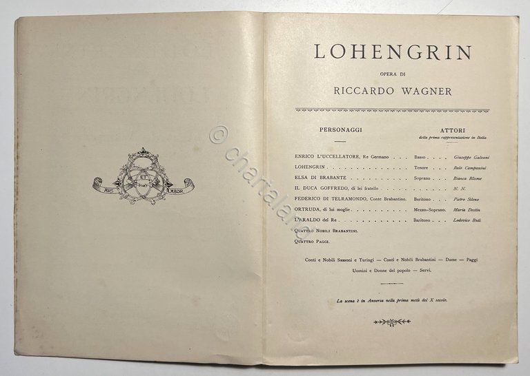 Spartiti - Lohengrin: Opera di R. Wagner per Canto e …
