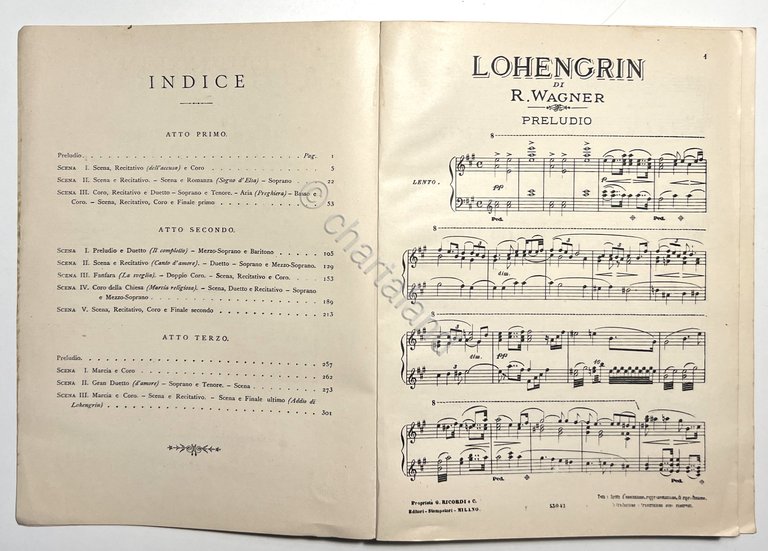 Spartiti - Lohengrin: Opera di R. Wagner per Canto e …