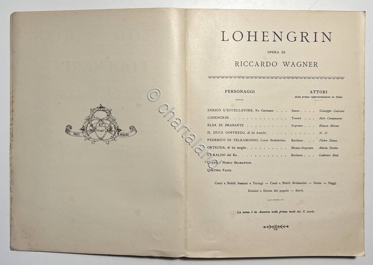 Spartiti - Lohengrin: Opera di R. Wagner per Canto e …