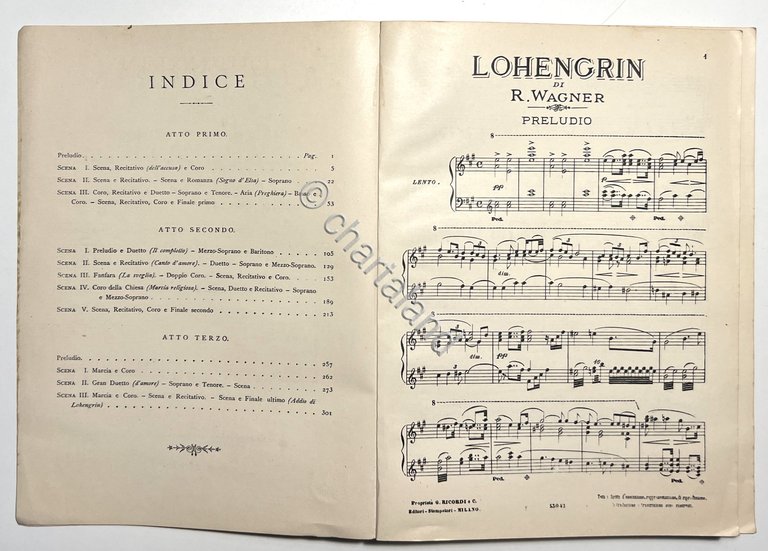 Spartiti - Lohengrin: Opera di R. Wagner per Canto e …