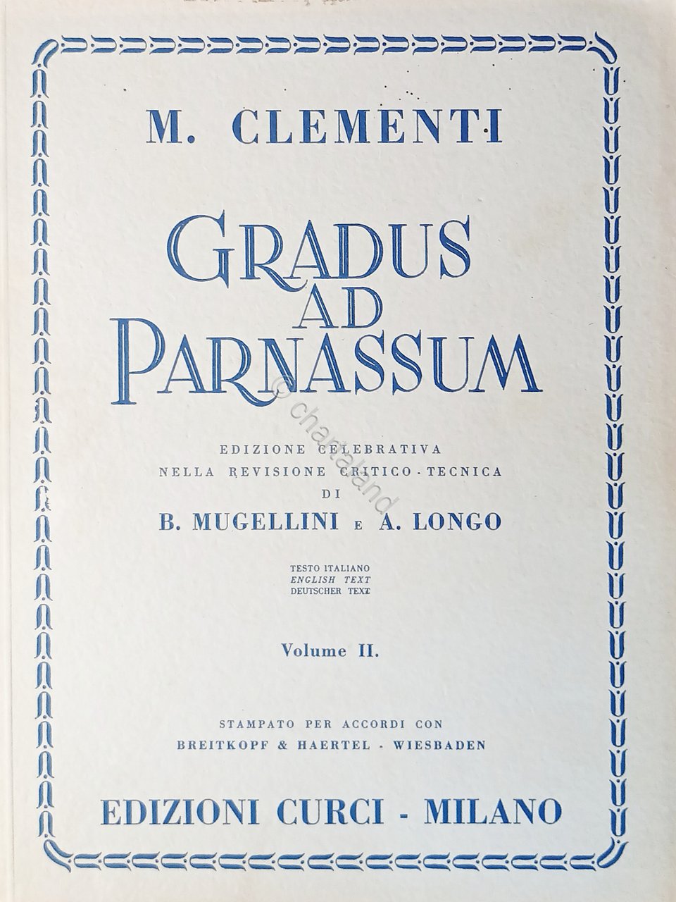 Spartiti - M. Clementi - Gradus ad Parnassum - Volume …