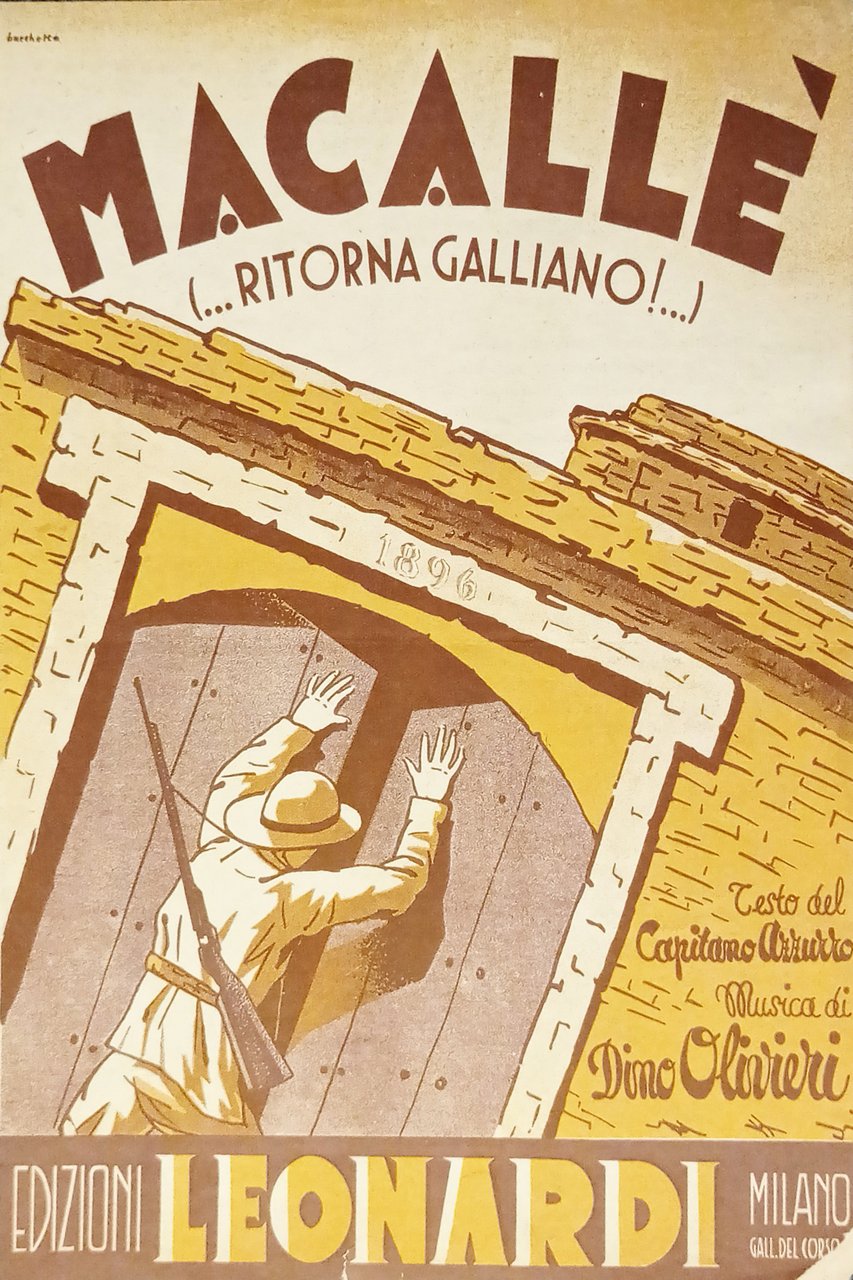 Spartiti - Macallè - Canzone Marcia di D. Olivieri - … | Immagine principale