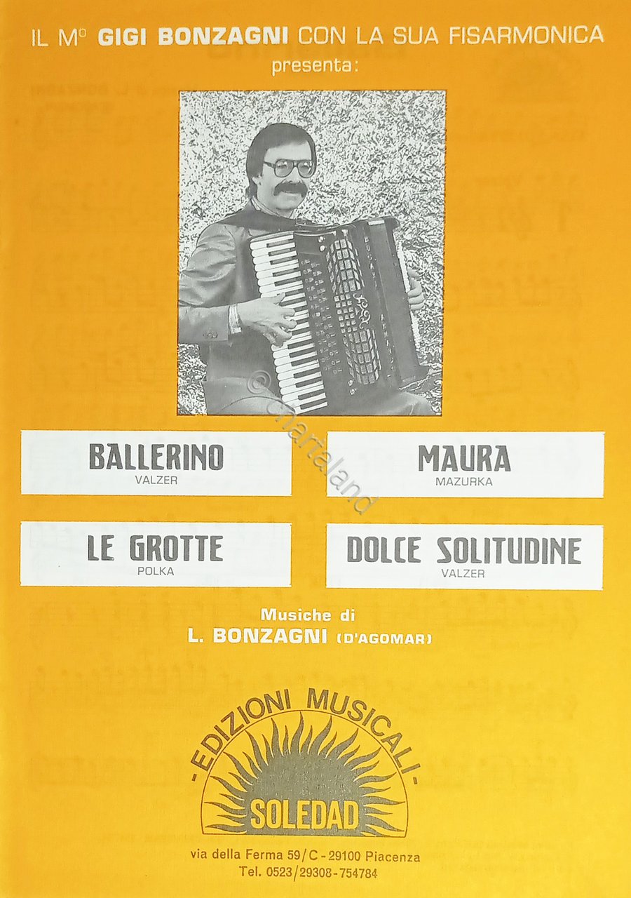 Spartiti - Maestro Gigi Bonzagni con la sua Fisarmonica - …