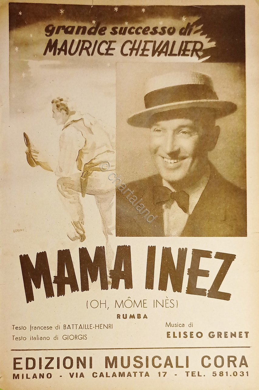 Spartiti - Maurice Chevalier - Mama Inez - Rumba di …
