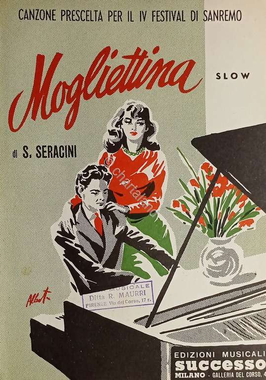 Spartiti - Mogliettina - Slow di S. Seracini - 1954