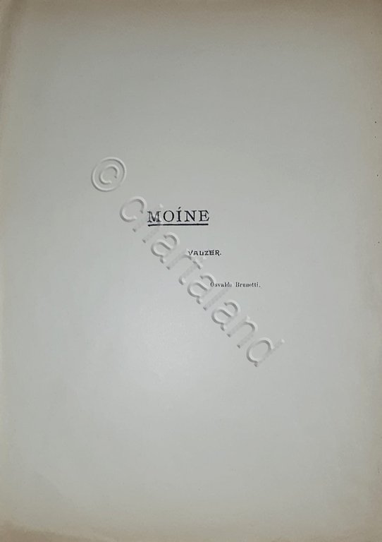 Spartiti - Moine - Valzer di Osvaldo Brunetti | Immagine Gallery 2