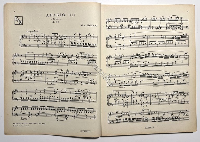 Spartiti - Mozart - Opere scelte per Pianoforte - ed. …
