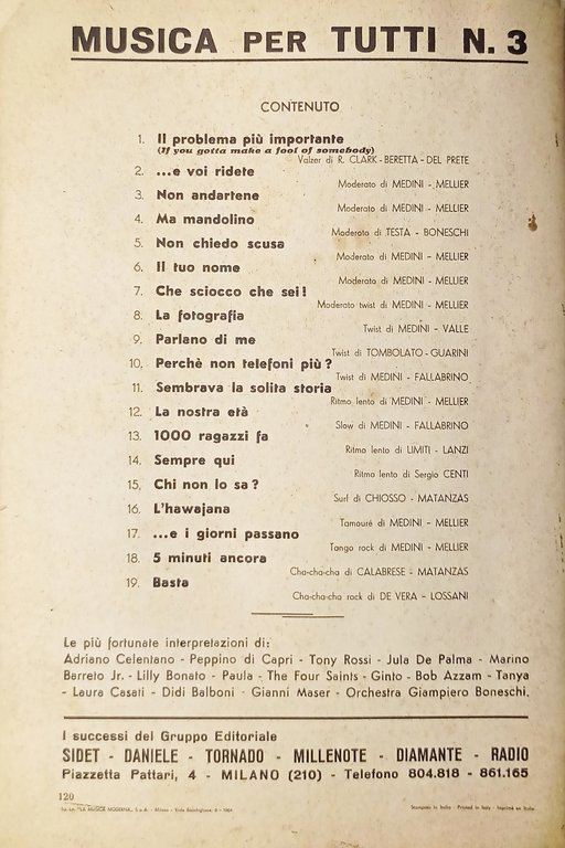 Spartiti - Musica per Tutti N. 3 - I Successi … | Immagine Gallery 3