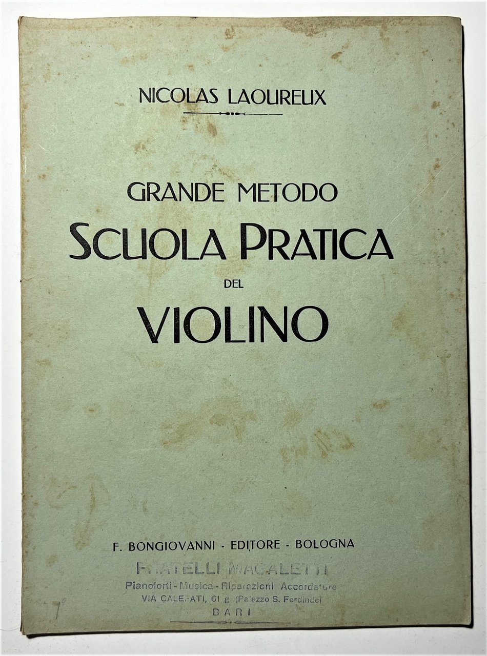 Spartiti - N. Laoureux - Grande Metodo - Scuola Pratica …