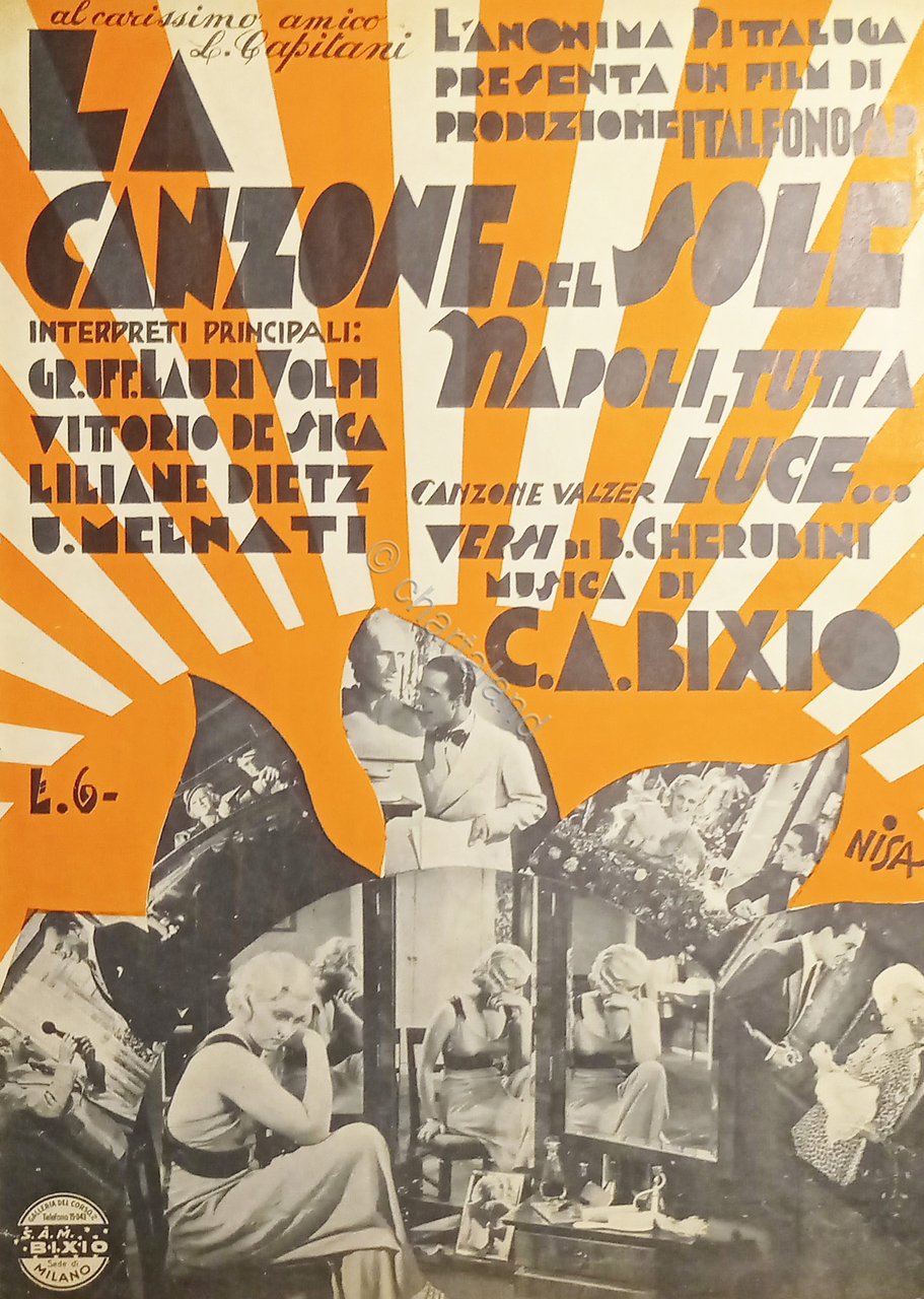 Spartiti - Napoli, tutta luce.. di C. A. Bixio e …