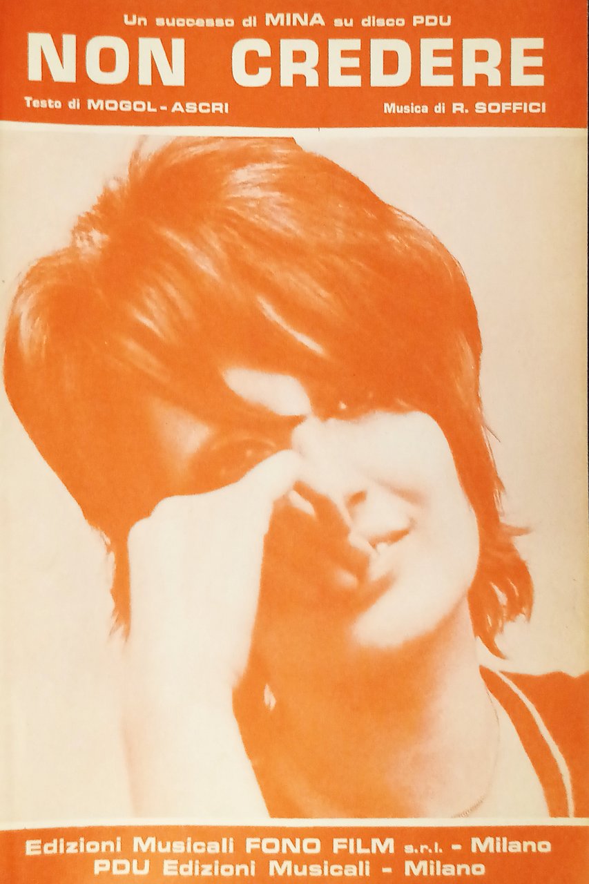 Spartiti - Non credere di R. Soffici - Canto - …