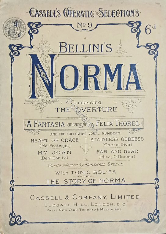 Spartiti - Norma di V. Bellini per Pianoforte