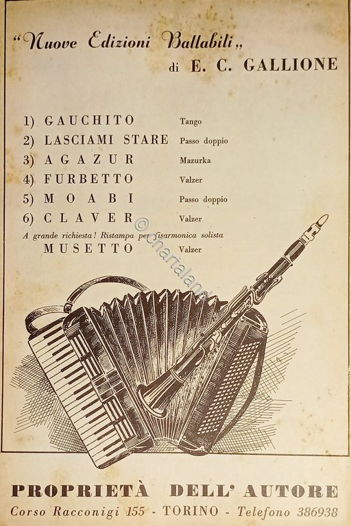 Spartiti - Nuove Edizioni Ballabili di E. C. Galione per … | Immagine Gallery 2