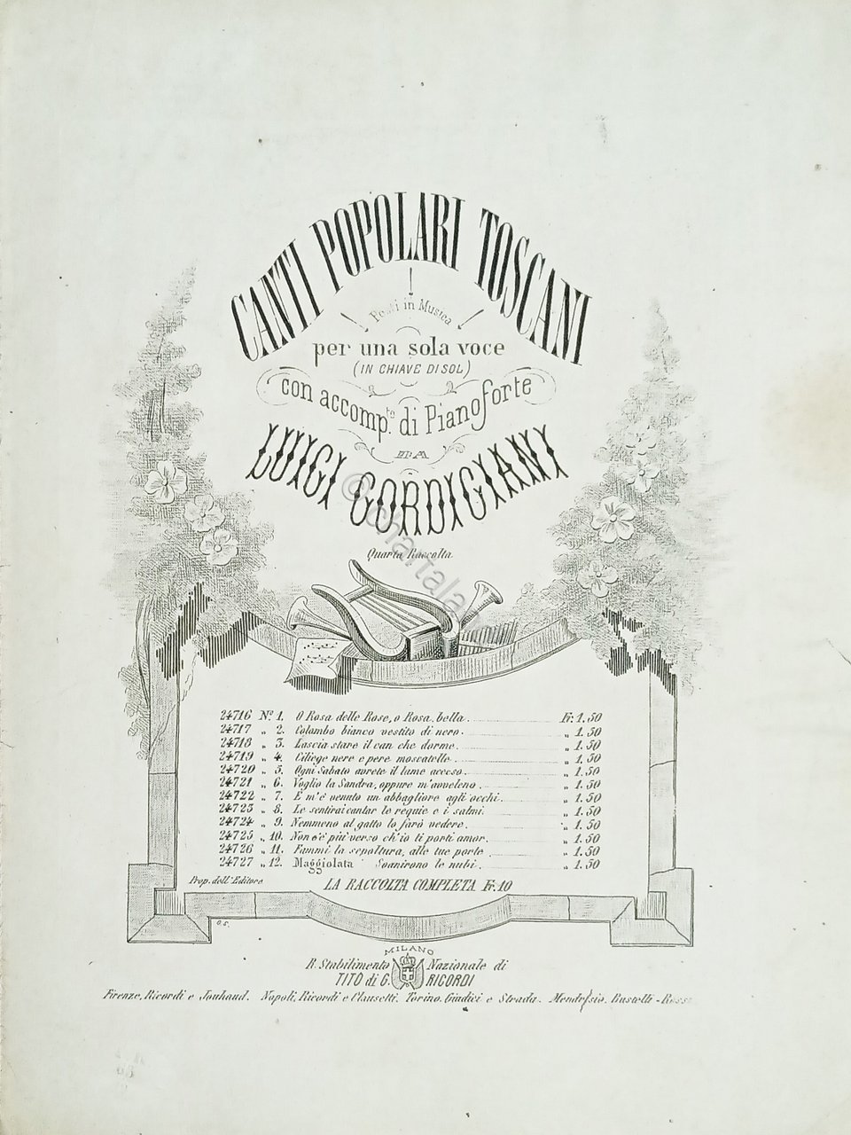 Spartiti - Ogni Sabato avrete il Lume acceso - Canto …