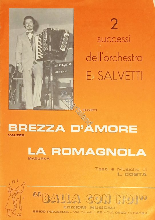 Spartiti - Orchestra E. Salvetti - Brezza d'Amore - La …