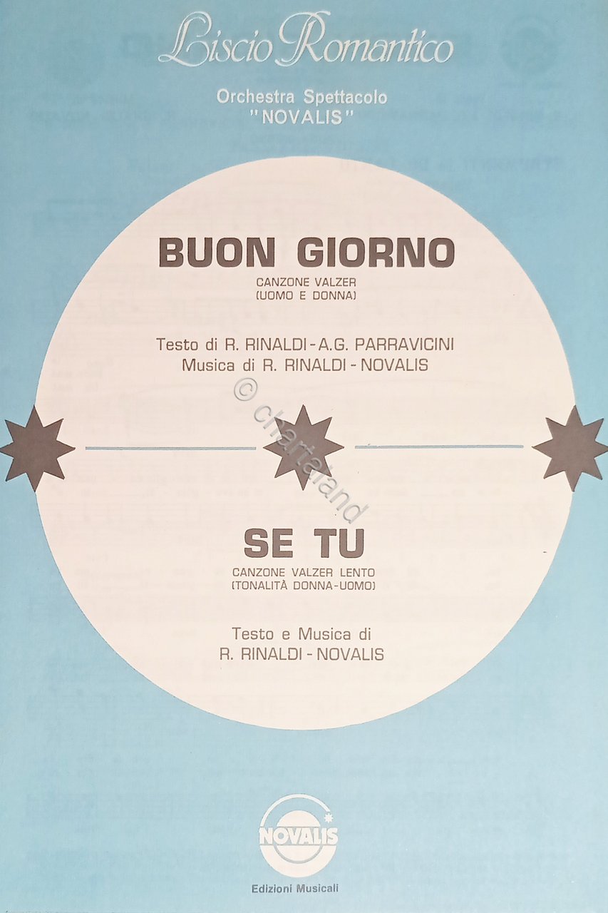 Spartiti - Orchestra Novalis - Buon Giorno - Se tu …