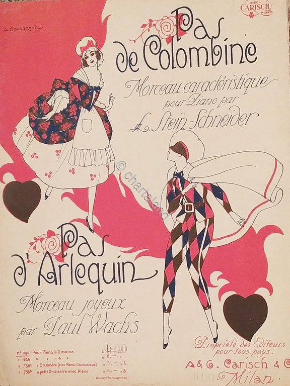 Spartiti - Pas d'Arlequin - Morceau Joyeux par Paul Wachs …