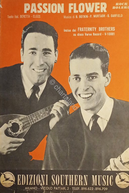 Spartiti - Passion Flower - Rock Bolero per Canto e …