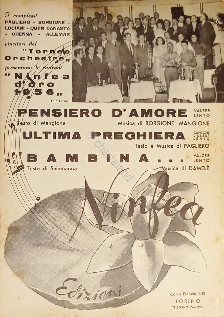 Spartiti - Pensiero d'Amore - Ultima preghiera - Bambina... - … | Immagine principale