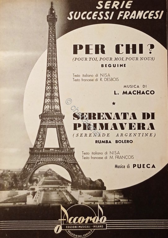 Spartiti - Per chi? ( Beguine ) - Serenata di …