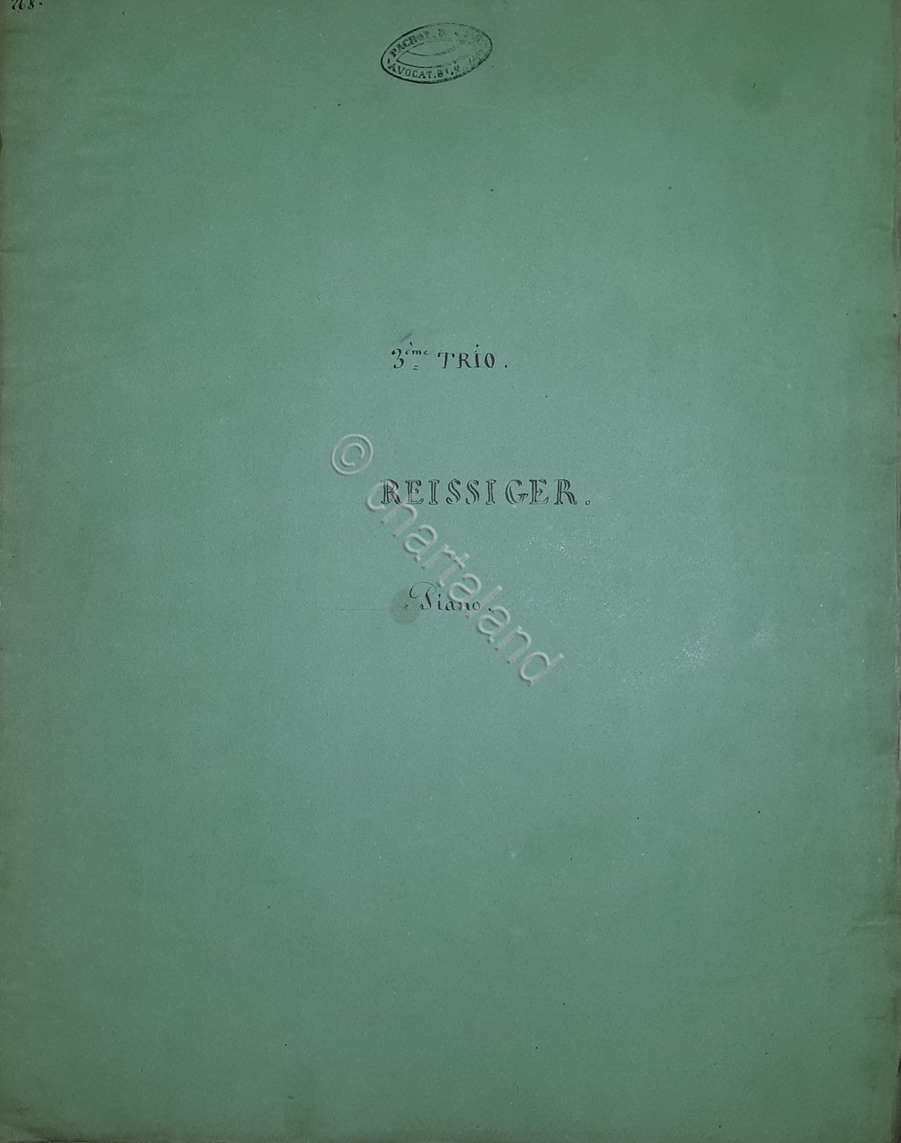 Spartiti - Piano - 3^Trio pour Piano Violon Violoncelle par …