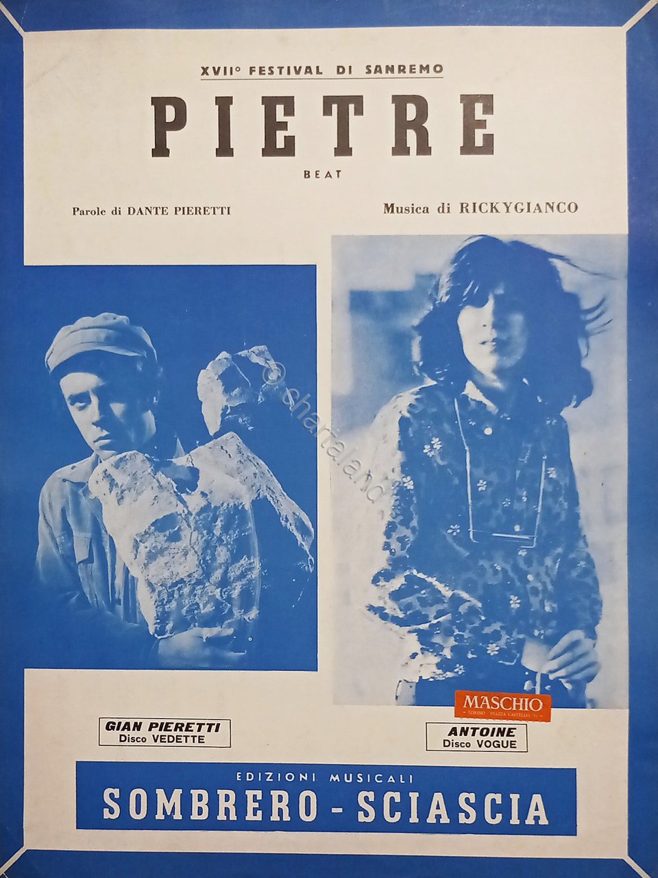 Spartiti - Pietre - Beat - Dante Pieretti e Ricky …