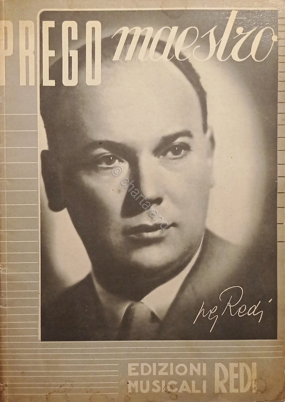 Spartiti - Prego Maestro - Raccolta delle Popolari Canzoni di …