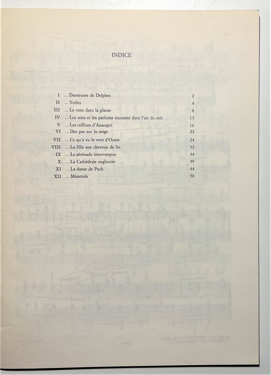 Spartiti - Préludes ( I.er Livre ) par Claude Debussy …