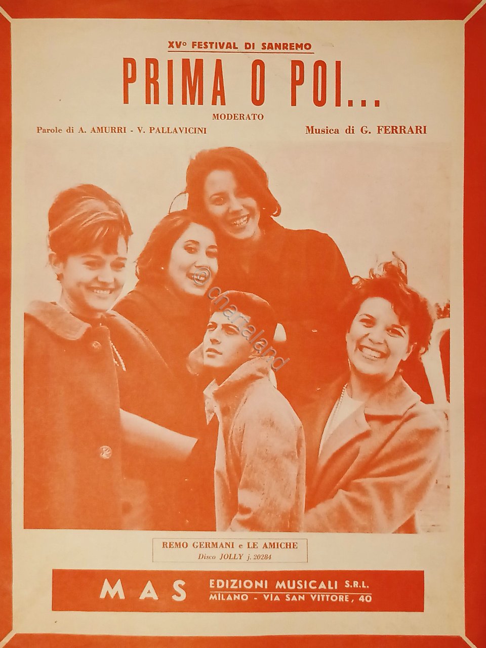 Spartiti - Prima o poi - Moderato - Remo Germani …