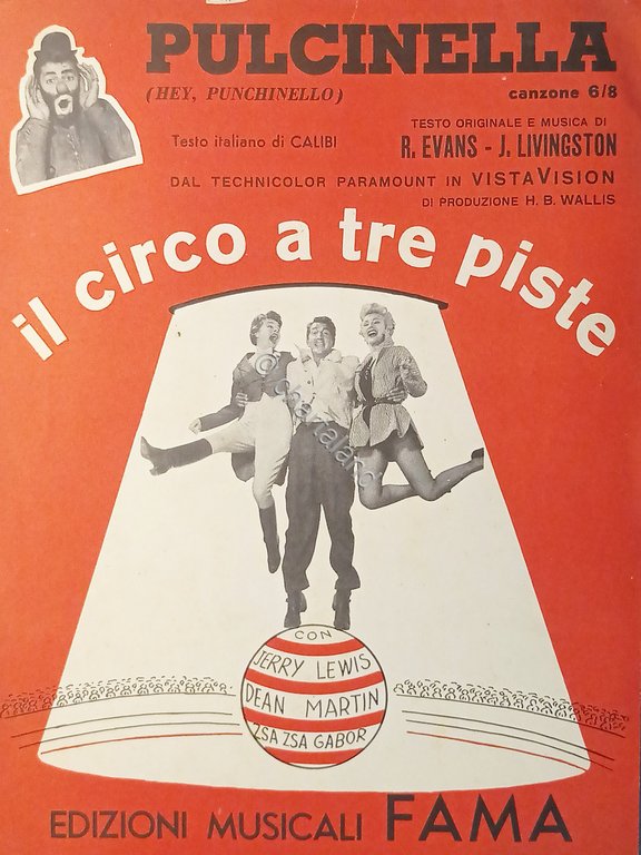 Spartiti - Pulcinella - Canzone 6/8 di R. Evans - …