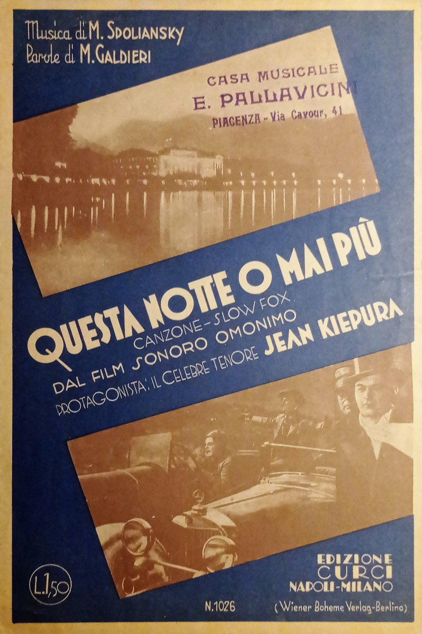 Spartiti - Questa notte i mai più - Canzone Slow …