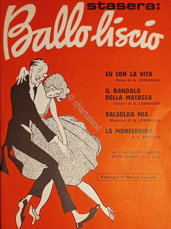 Spartiti - Raccolta Ballo Liscio - A. Lombardi ed E. …