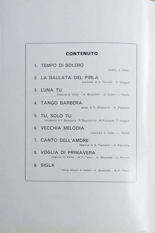 Spartiti - Raccolta di Successi eseguiti dalle migliori Orchestre - …