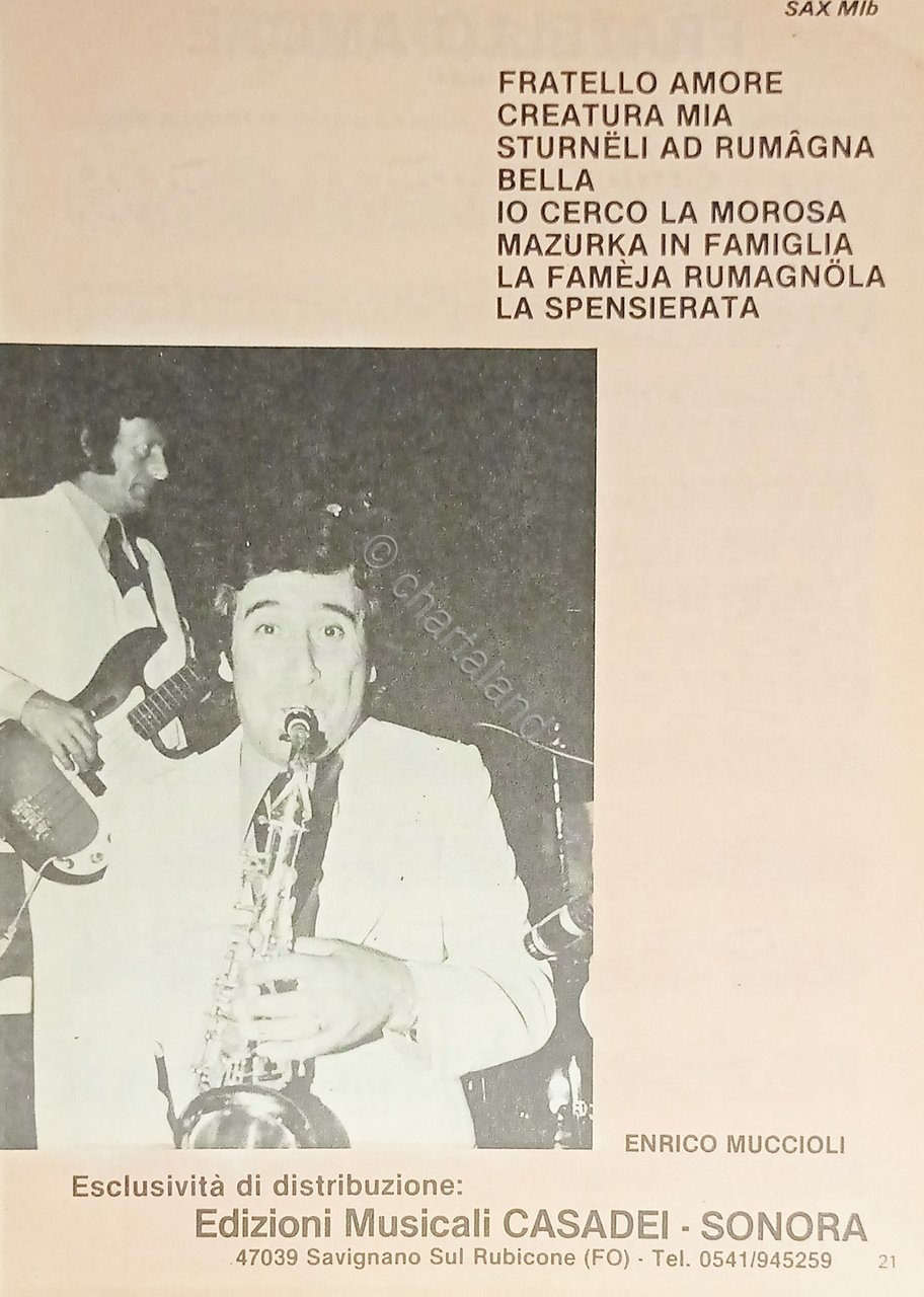 Spartiti - Raccolta per Sax MIb - Enrico Muccioli - …