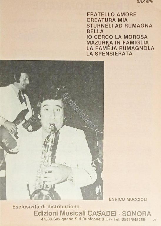 Spartiti - Raccolta per Sax MIb - Enrico Muccioli - …