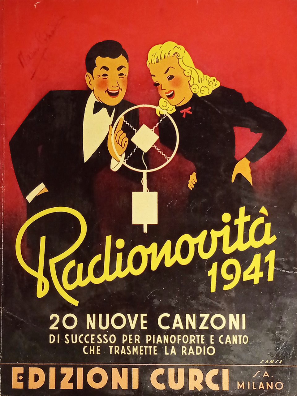 Spartiti - Radionovità 1941 - 20 Nuove Canzoni di Successo …