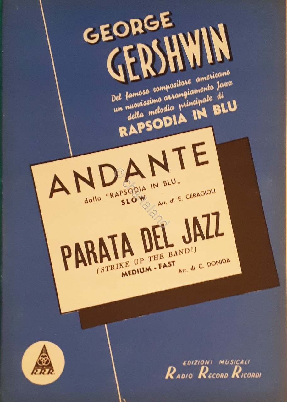 Spartiti - Rapsodia in Blu - Andante e Parata del … | Immagine principale
