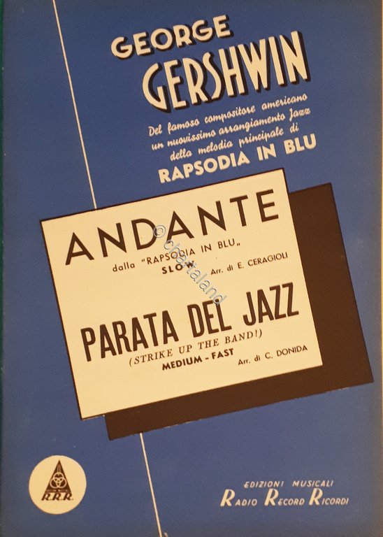 Spartiti - Rapsodia in Blu - Andante e Parata del … | Immagine Gallery 2