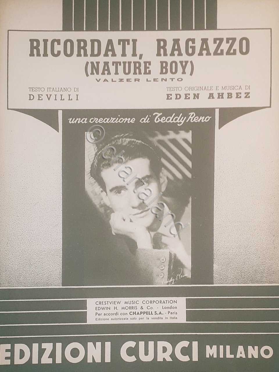 Spartiti - Ricordati ragazzo (Nature boy) - Valzer lento - … | Immagine principale