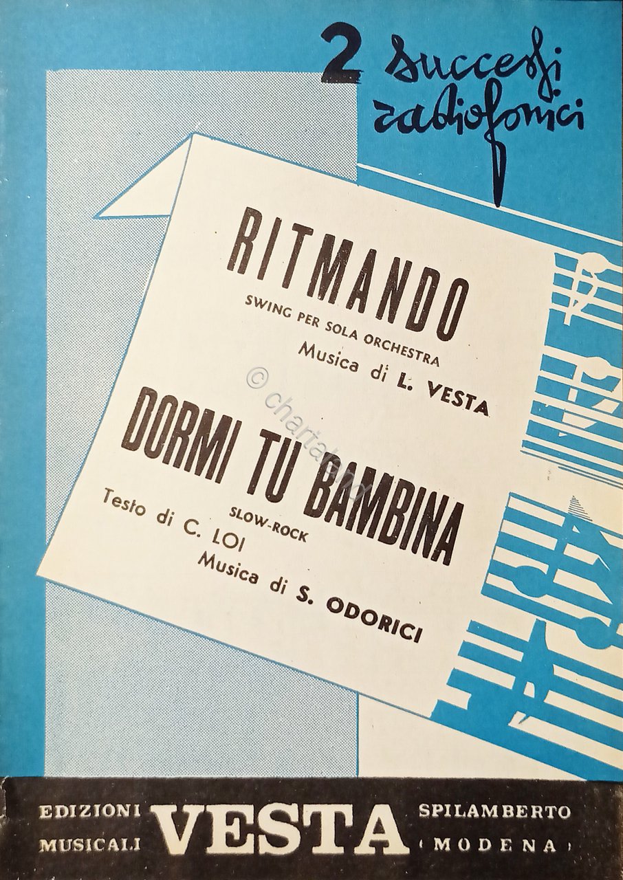 Spartiti - Ritmando (Swing) di L. Vesta - Dormi tu …