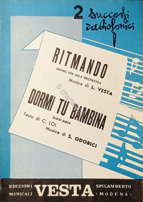 Spartiti - Ritmando (Swing) di L. Vesta - Dormi tu …