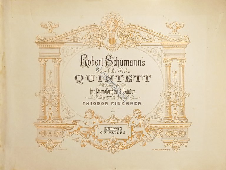 Spartiti - Robert Schumann's - Quintett Op. 44 fur Pianoforte … | Immagine Gallery 2