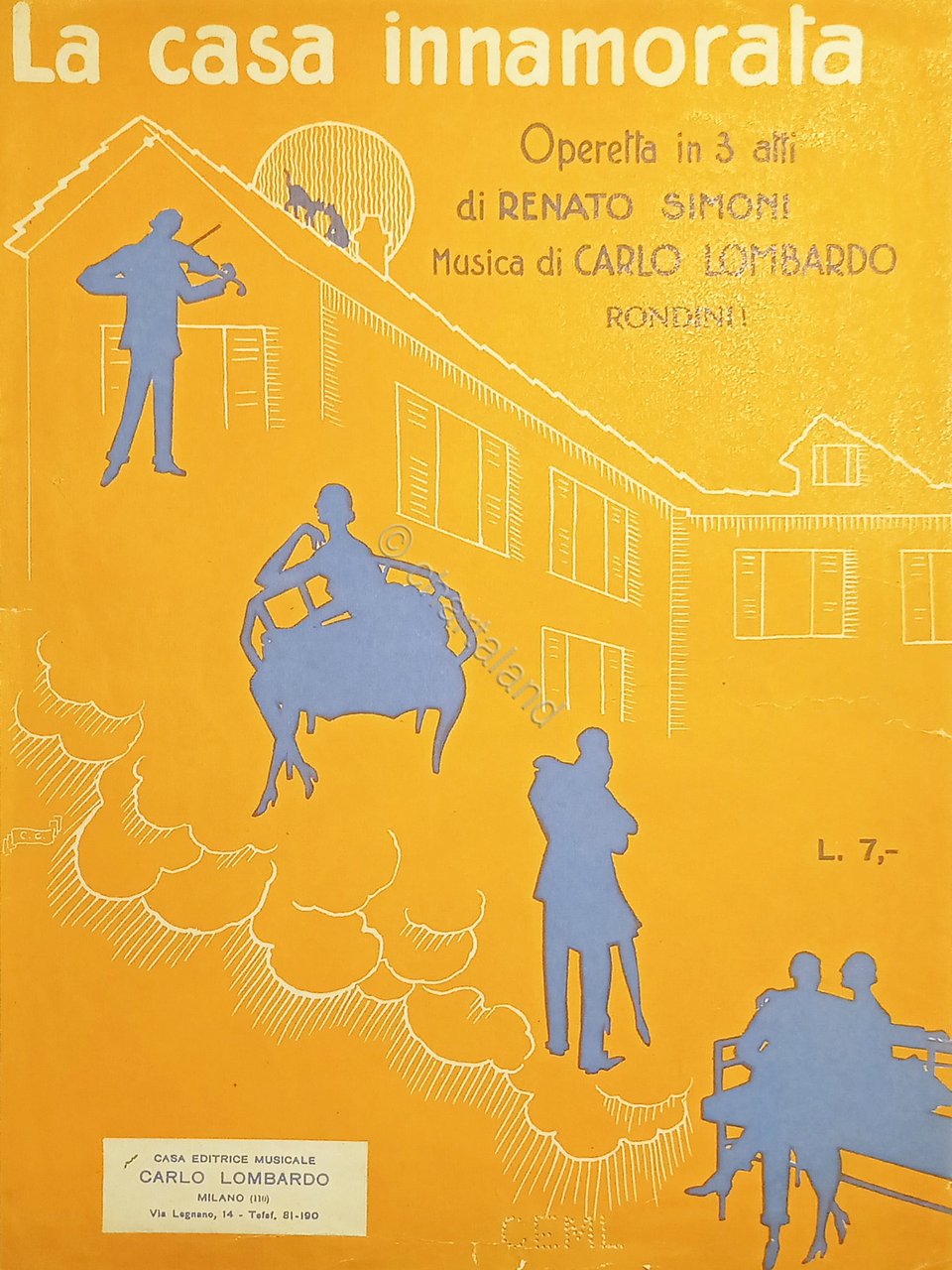 Spartiti - Rondini! - Canzone di C. Lombardo