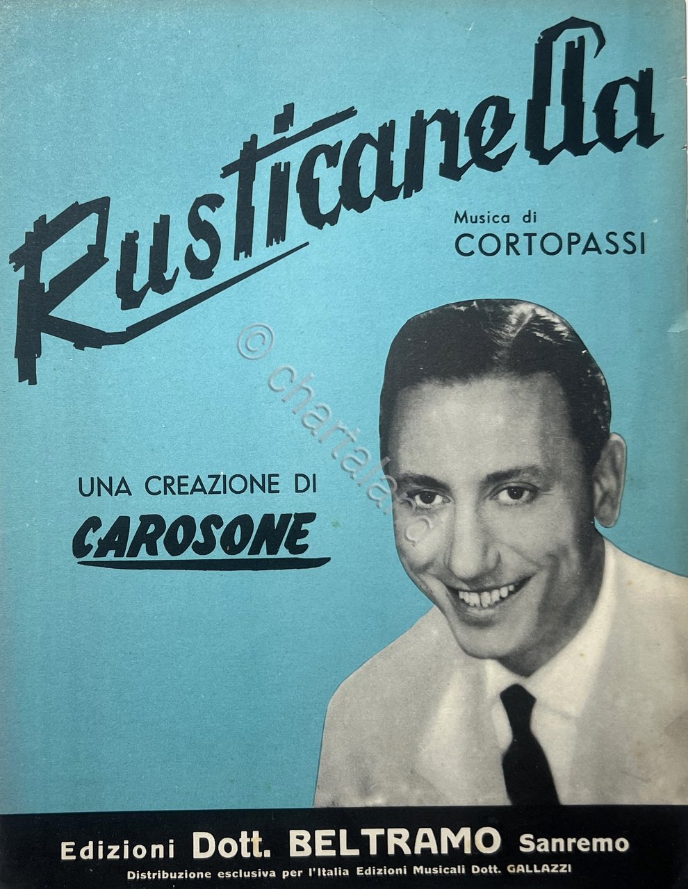 Spartiti - Rusticanella - Marcetta di D. Cortopassi - 1952