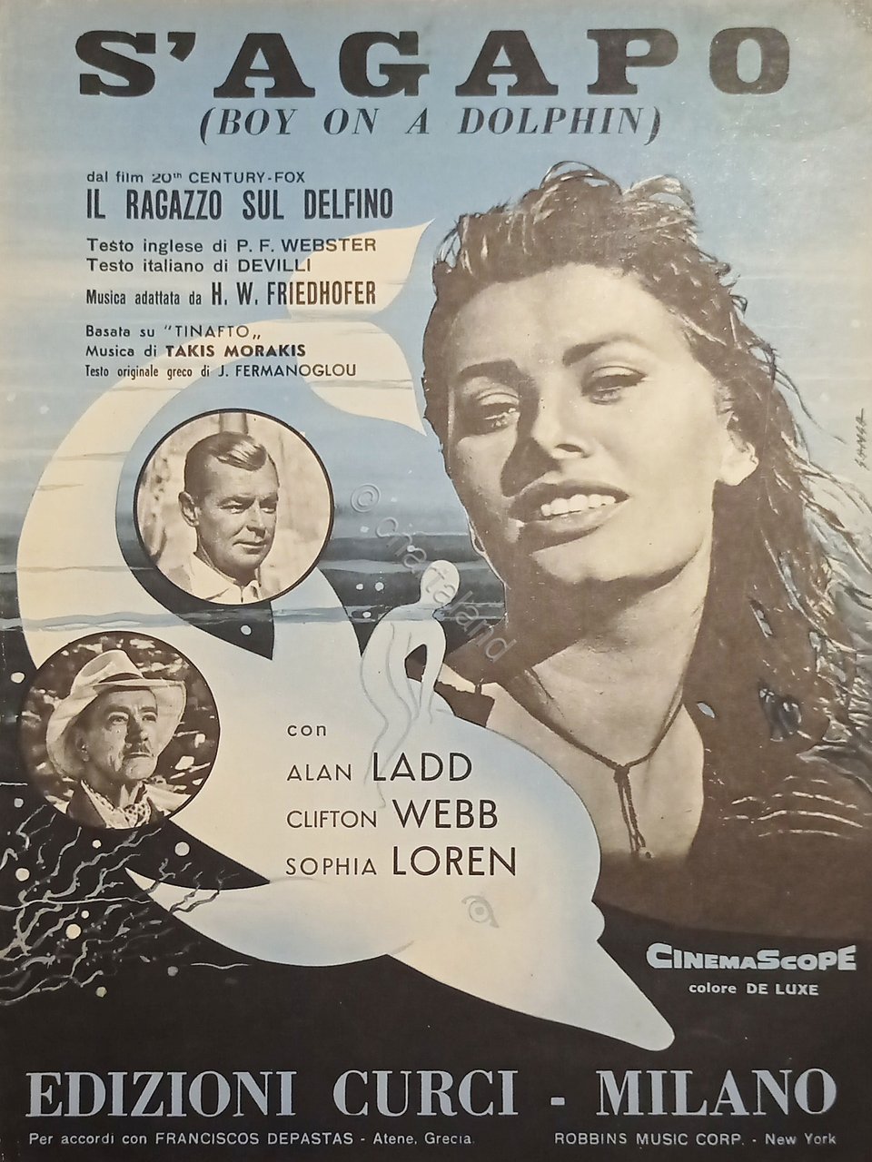 Spartiti - S'Agapo - Slow Moderato di H. W. Friedhofer …