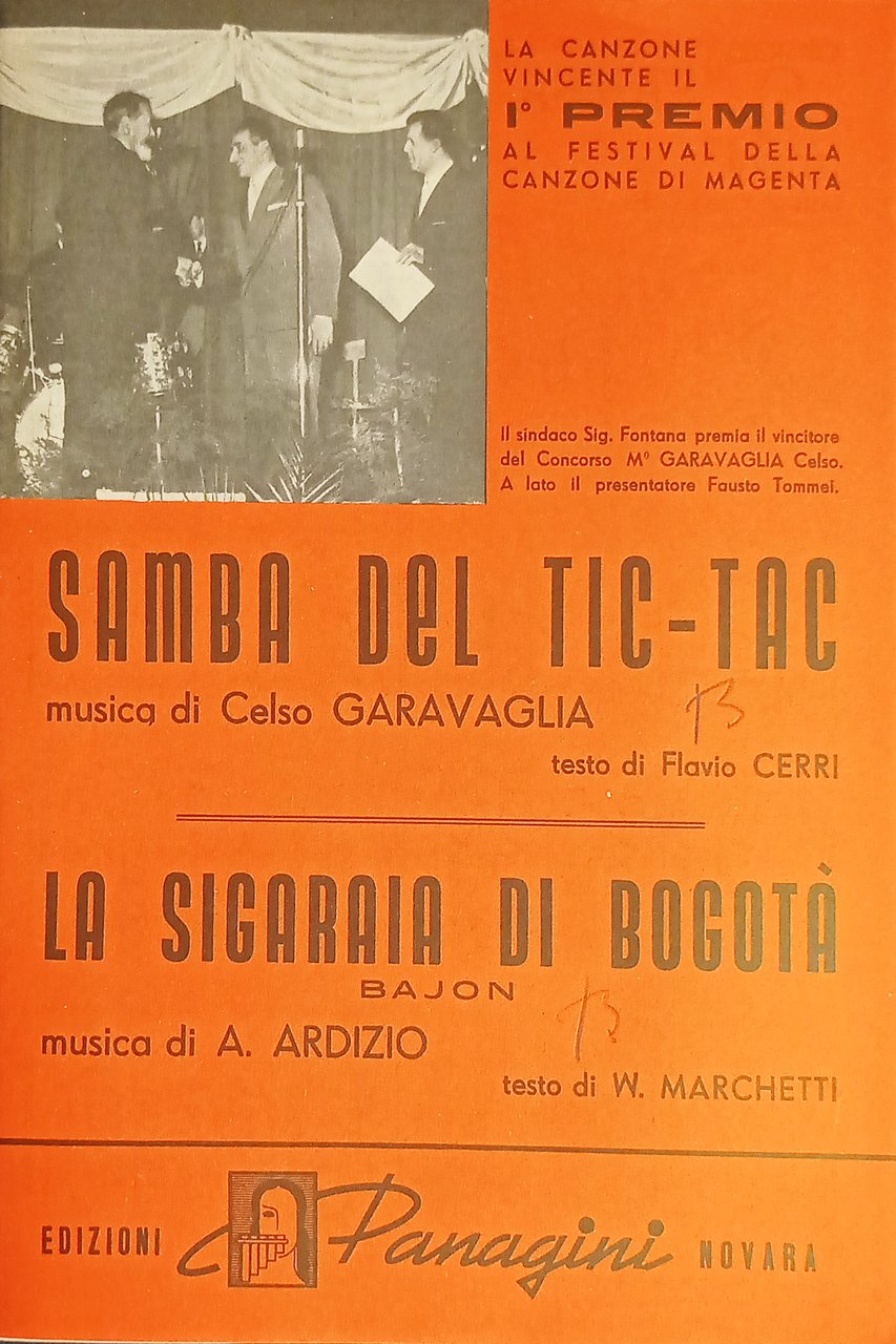 Spartiti - Samba del Tic-Tac di Garavaglia - La Sigaraia … | Immagine principale