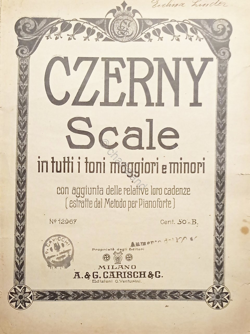 Spartiti - Scale in tutti i toni maggiori e minori …